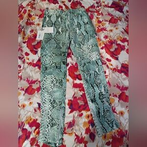 Pierre Balmain Multicolor Snakeskin and Abstract Print 100 % Silk